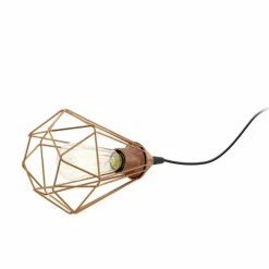 Lampes Vintages & Rétros-Luminaires Eglo Lampe de table Eglo TARBES Noir, 1 lumière