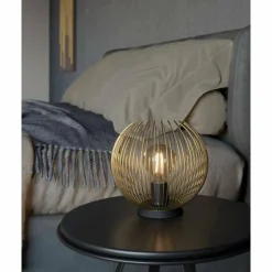 Lampes Dorées-Luminaires Eglo Lampe de table Eglo VENEZUELA Or, Noir, 1 lumière