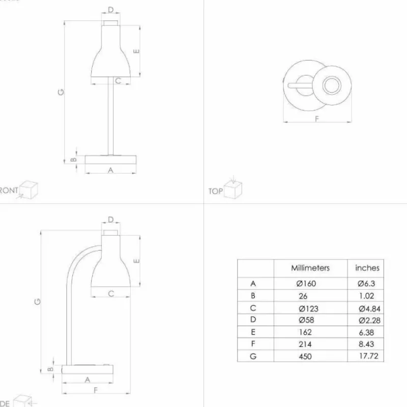Lampes En Bois-Luminaires Eglo Lampe de table Eglo VERADAL-QI LED Brun, Noir, 1 lumière