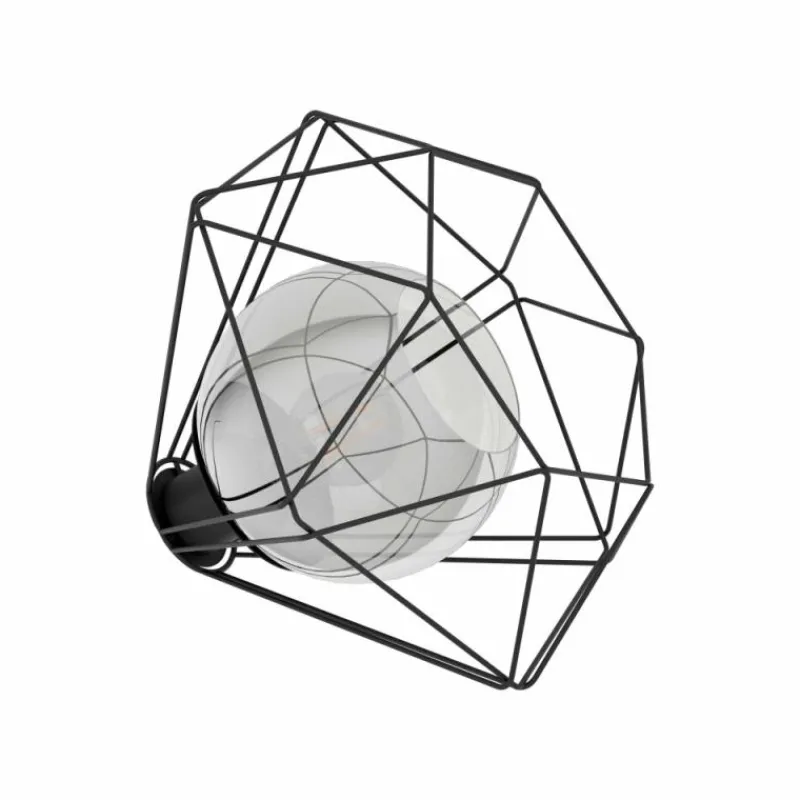 Luminaires Eglo Lampe de table Eglo VERNHAM Noir, 1 lumière