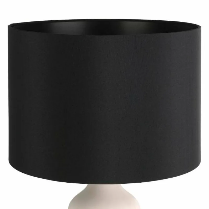 Lampes En Tissu-Luminaires Eglo Lampe de table Eglo VINOZA Blanc, 1 lumière