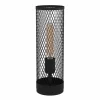 Lampes Industrielles-Luminaires Eglo Lampe de table Eglo-Leuchten REDCLIFFE Noir, 1 lumière