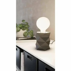 Luminaires Eglo Lampe de table Eglo-Leuchten SWARBY Gris, 1 lumière* Lampes À Poser