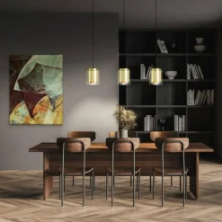 Luminaires Eglo Lampe de table Eglo-Leuchten ISIDRO LED Noir, 1 lumière* Éclairage Led