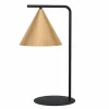 Lampes Dorées-Luminaires Eglo Lampe de table Eglo-Leuchten NARICES Noir, 1 lumière