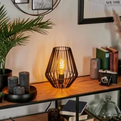 Lampes Industrielles-hofstein Lampe de table Emporia Noir, 1 lumière