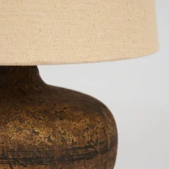 Lampes En Tissu-hofstein Lampe de table Exchange Brun, 1 lumière