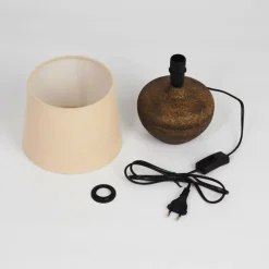 Lampes En Tissu-hofstein Lampe de table Exchange Brun, 1 lumière