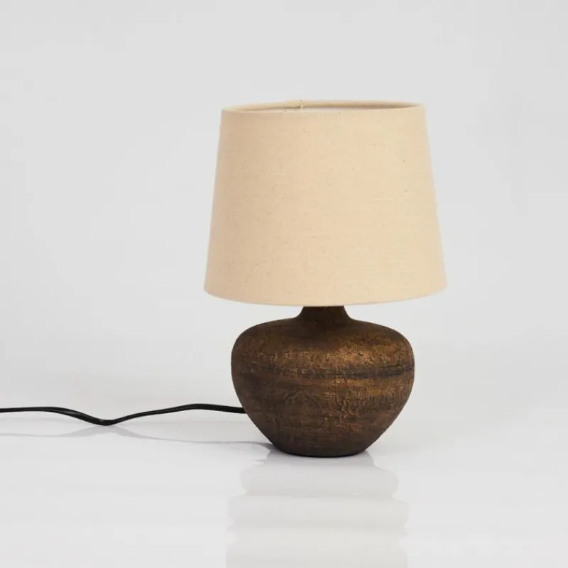 Lampes En Tissu-hofstein Lampe de table Exchange Brun, 1 lumière