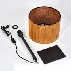 Style Boho-Chic-hofstein Lampe de table Exchange Noir, 1 lumière