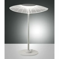 Luminaires Fabas Luce Lampe de table Fabas Luce Vela LED Blanc, 1 lumière* Éclairage Led