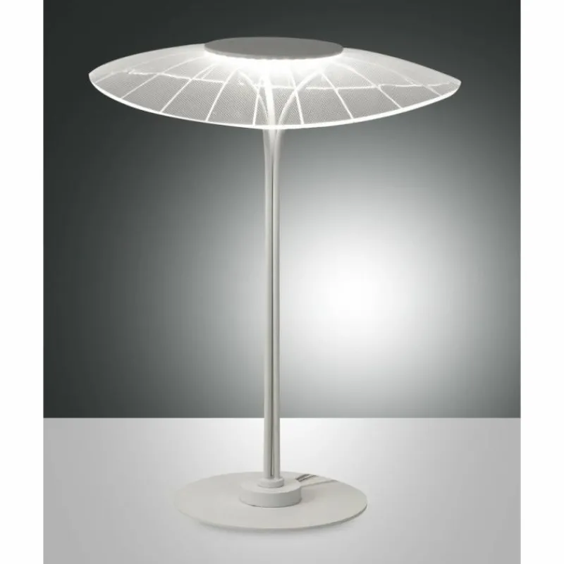 Luminaires Fabas Luce Lampe de table Fabas Luce Vela LED Blanc, 1 lumière* Éclairage Led