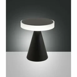 Luminaires Fabas Luce Lampe de table Fabas Luce Neutra LED Noir, 1 lumière