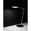Luminaires Fabas Luce Lampe de table Fabas Luce Regina LED Noir, 1 lumière
