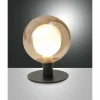 Luminaires Fabas Luce Lampe de table Fabas Luce Teramo LED Noir, 1 lumière