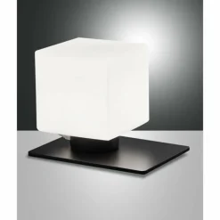 Luminaires Fabas Luce Lampe de table Fabas Luce Zara LED Noir, 1 lumière