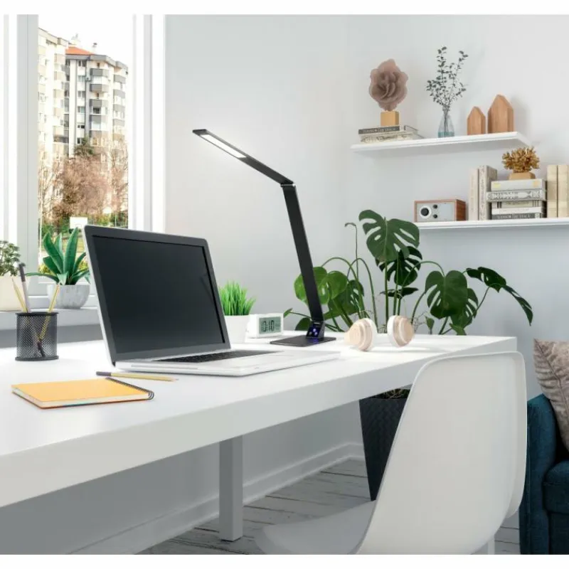 Luminaires Fabas Luce Lampe de table Fabas Luce Wasp LED Noir, 1 lumière* Éclairage Led