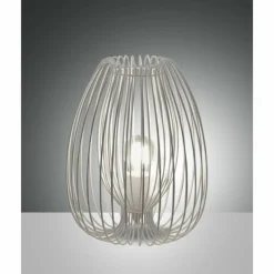 Lampes Vintages & Rétros-Luminaires Fabas Luce Lampe de table Fabas Luce Camp Blanc, 1 lumière