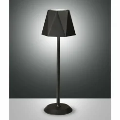 Luminaires Fabas Luce Lampe de table Fabas-Luce KATY LED Noir, 1 lumière