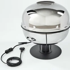 Suspension Verre Fumé-hofstein Lampe de table Feiro Noir, 1 lumière