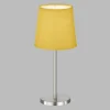 Lampes En Tissu-FHL easy Lampe de table Eve Nickel mat, 1 lumière