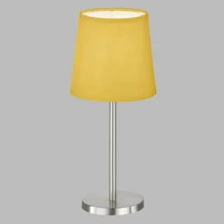 Lampes En Tissu-FHL easy Lampe de table Eve Nickel mat, 1 lumière