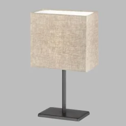 Lampes En Tissu-FHL easy Lampe de table Kate Noir, 1 lumière