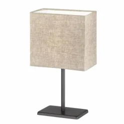 Lampes En Tissu-FHL easy Lampe de table Kate Noir, 1 lumière