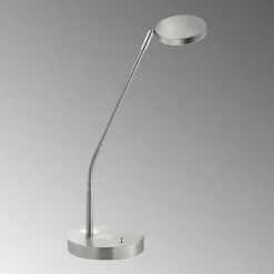 FHL easy Lampe de table Luna LED Nickel mat, 1 lumière* Éclairage Led