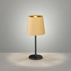 FHL easy Lampe de table Palina Noir, 1 lumière* Lampes À Poser