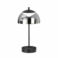 Suspension Verre Fumé-FHL easy Lampe de table Riva LED Noir, 1 lumière