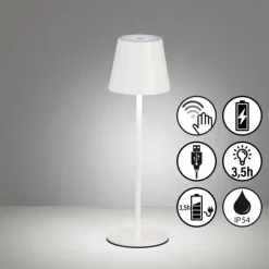 FHL easy Lampe de table Viletto LED Blanc, 1 lumière* Éclairage Led