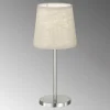 Lampes En Tissu-FHL easy Lampe de table FHL-easy Eve Nickel mat, 1 lumière