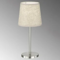 Lampes En Tissu-FHL easy Lampe de table FHL-easy Eve Nickel mat, 1 lumière