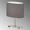 Lampes En Tissu-FHL easy Lampe de table FHL-easy Momo Nickel mat, 1 lumière
