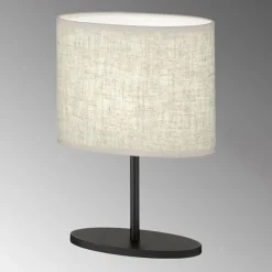 Lampes En Tissu-FHL easy Lampe de table FHL-easy Momo Noir, 1 lumière