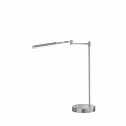 Luminaires Fischer & Honsel Lampe de table Fischer & Honsel Nami LED Nickel mat, 1 lumière* Lampes À Poser