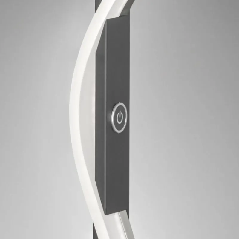 Luminaires Fischer & Honsel Lampe de table Fischer & Honsel Bridge LED Noir, 1 lumière* Éclairage Led