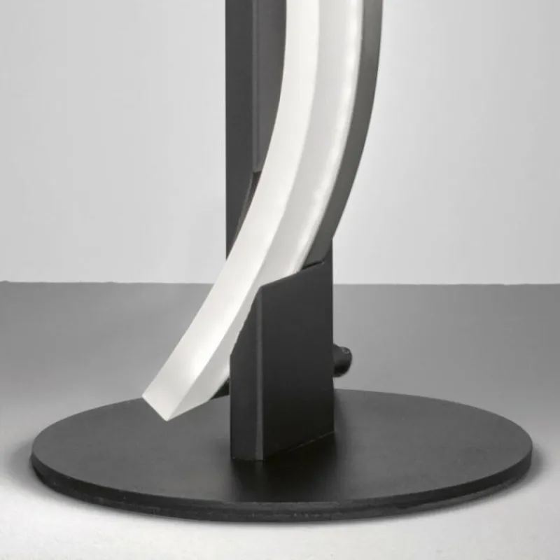 Luminaires Fischer & Honsel Lampe de table Fischer & Honsel Bridge LED Noir, 1 lumière* Éclairage Led