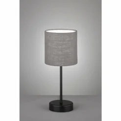 Lampes En Tissu-Luminaires Fischer & Honsel Lampe de table Fischer & Honsel Bali Noir, 1 lumière