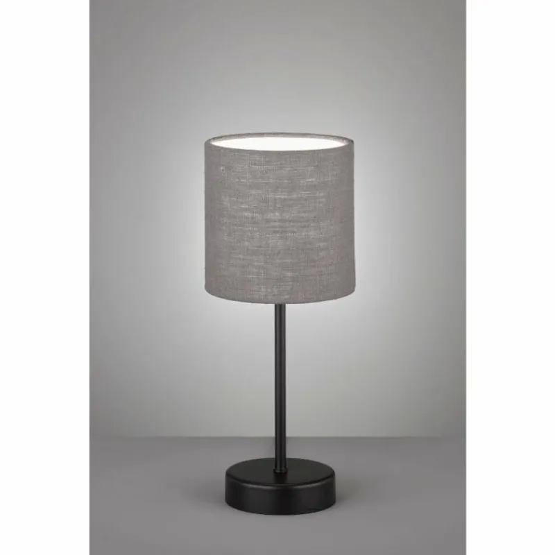 Lampes En Tissu-Luminaires Fischer & Honsel Lampe de table Fischer & Honsel Bali Noir, 1 lumière