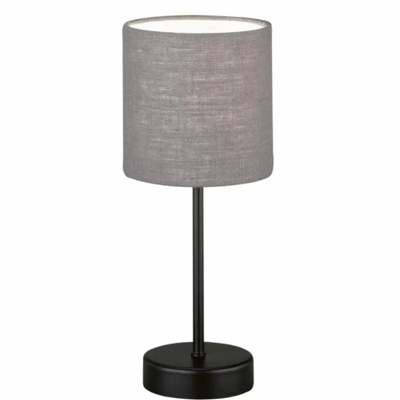 Lampes En Tissu-Luminaires Fischer & Honsel Lampe de table Fischer & Honsel Bali Noir, 1 lumière