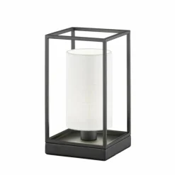 Lampes En Tissu-Luminaires Fischer & Honsel Lampe de table Fischer & Honsel Gilli Noir, 1 lumière