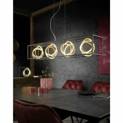 Luminaires Fischer & Honsel Lampe de table Fischer & Honsel Gisi LED Noir, 1 lumière* Éclairage Led