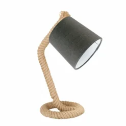 Lampes En Tissu-Luminaires Fischer & Honsel Lampe de table Fischer & Honsel Yara Écru, 1 lumière