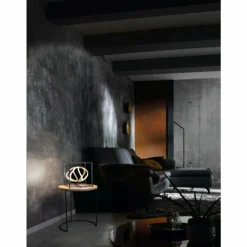 Lampes Dorées-Luminaires Fischer & Honsel Lampe de table Fischer & Honsel Gesa LED Or, Noir, 1 lumière