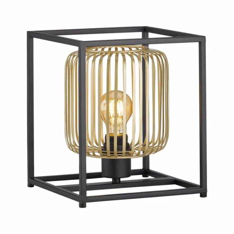 Lampes Dorées-Luminaires Fischer & Honsel Lampe de table Fischer & Honsel Caydo Noir, 1 lumière