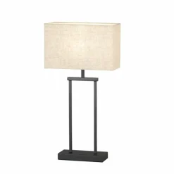 Lampes En Tissu-Luminaires Fischer & Honsel Lampe de table Fischer & Honsel Ann Noir, 1 lumière