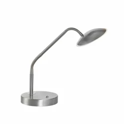 Luminaires Fischer & Honsel Lampe de table Fischer & Honsel Tallri LED Nickel mat, 1 lumière