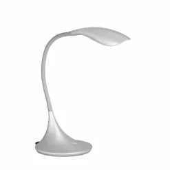 Luminaires Fischer & Honsel Lampe de table Fischer & Honsel Nil LED Argenté, 1 lumière* Éclairage Led